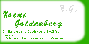 noemi goldemberg business card